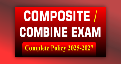 Composite Exam Policy 2026 Combined Exam Policy 2025–27