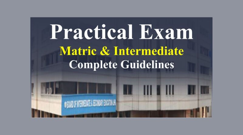 Practical Exam Matric & Intermediate Guidelines 2026
